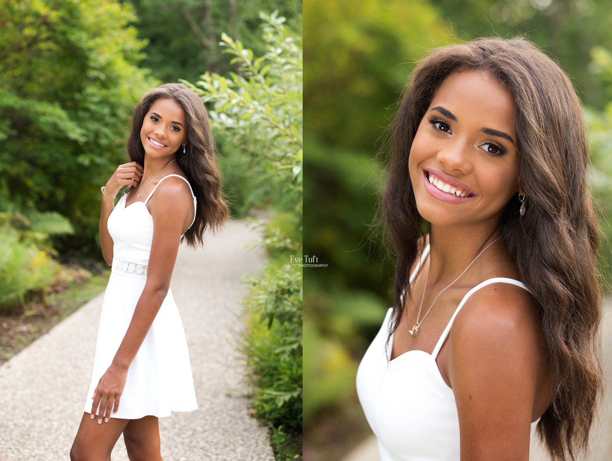 Beautiful portrait of a senior girl for her session at Dow Gardens | Midland Photographer