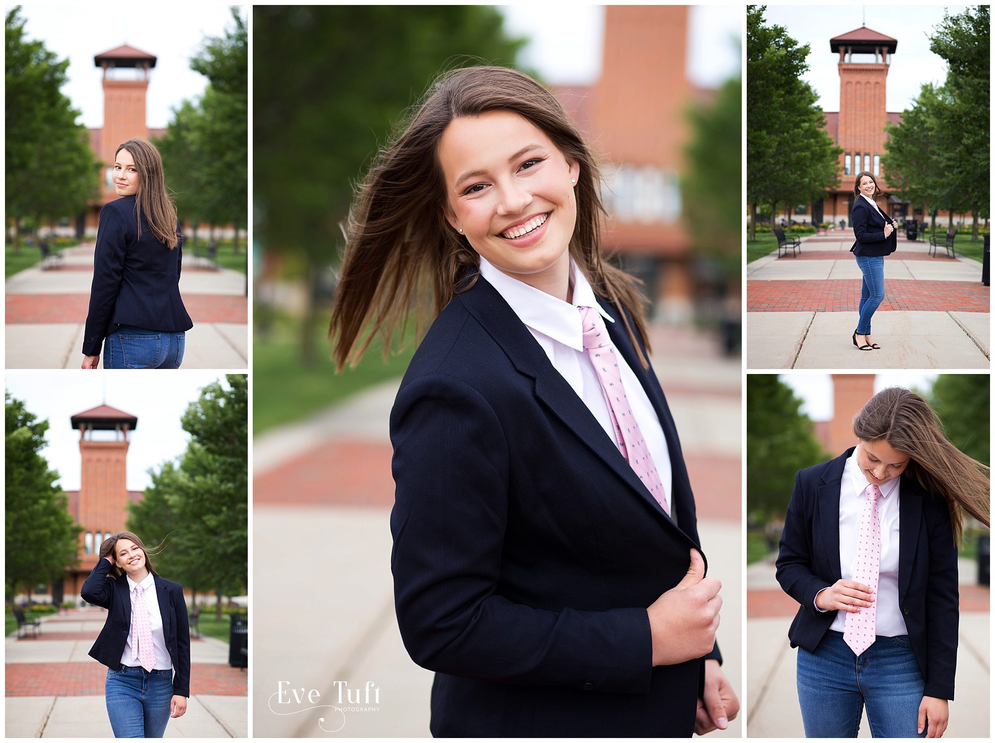 Downtown Bay City Senior Session