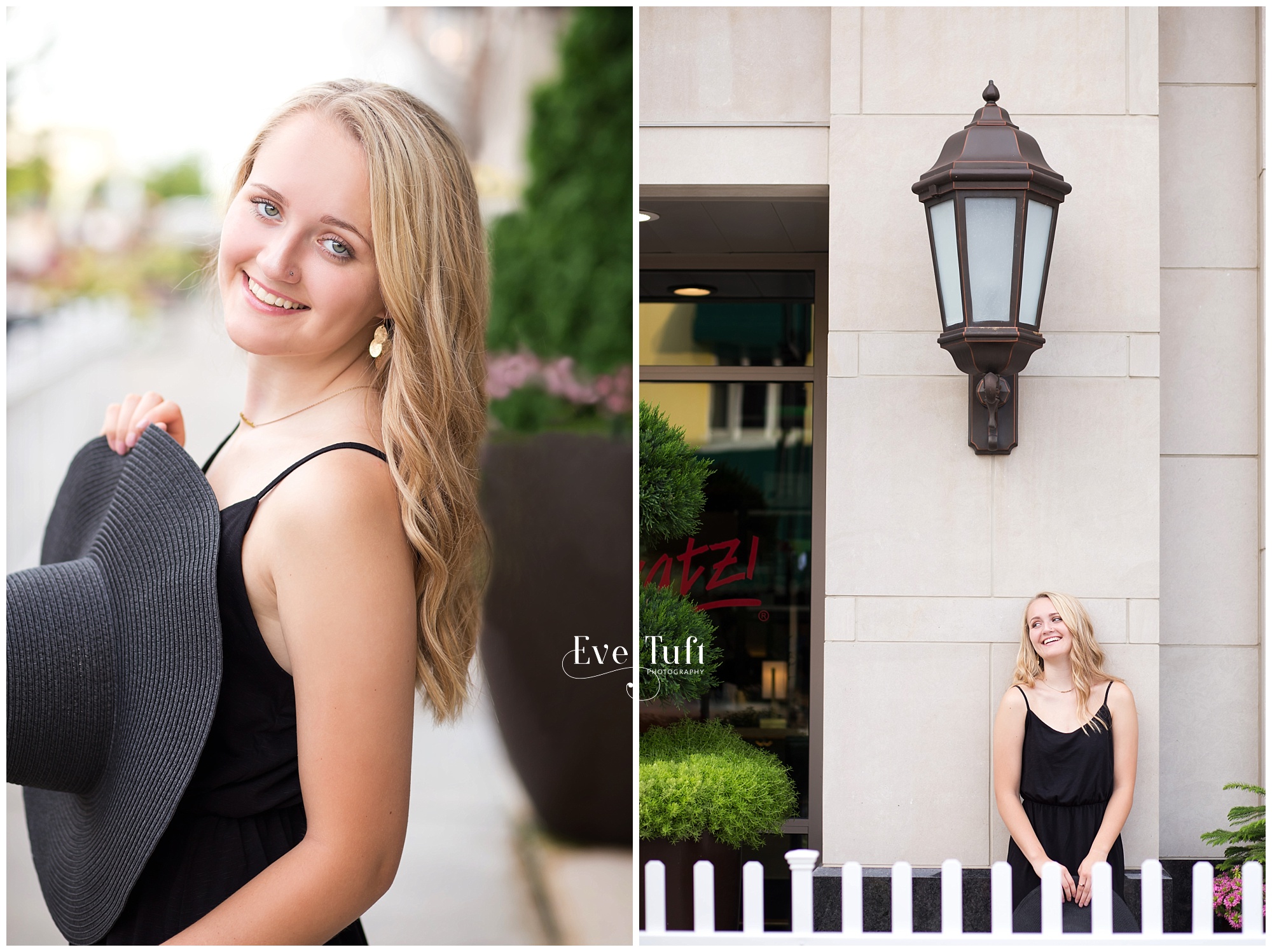 A teen girl leans against the wall downtown | Midland, Michigan senior photographers