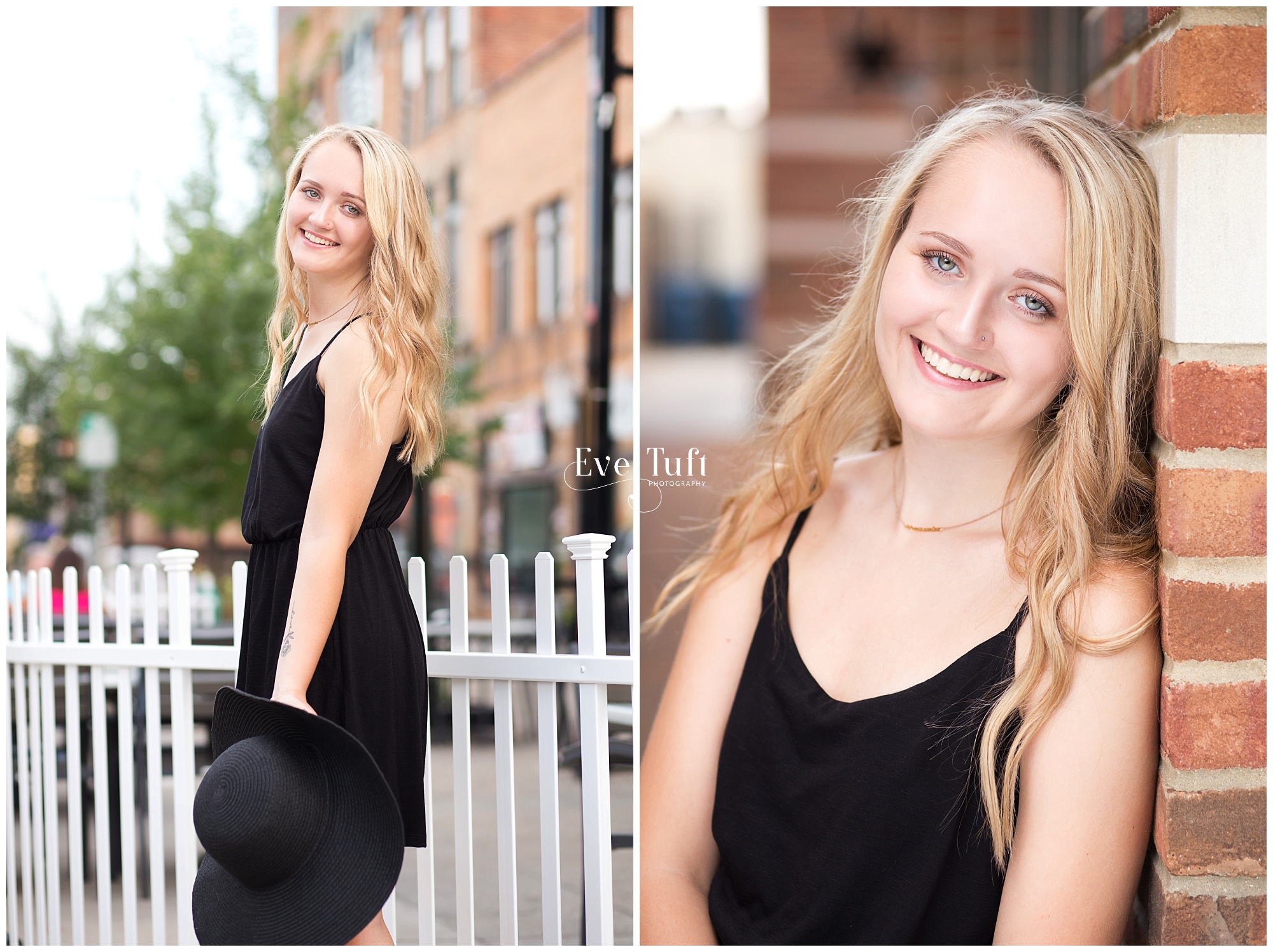 A teenager leans against a wall in an alleyway downtown | Senior Photograper in midland, mi