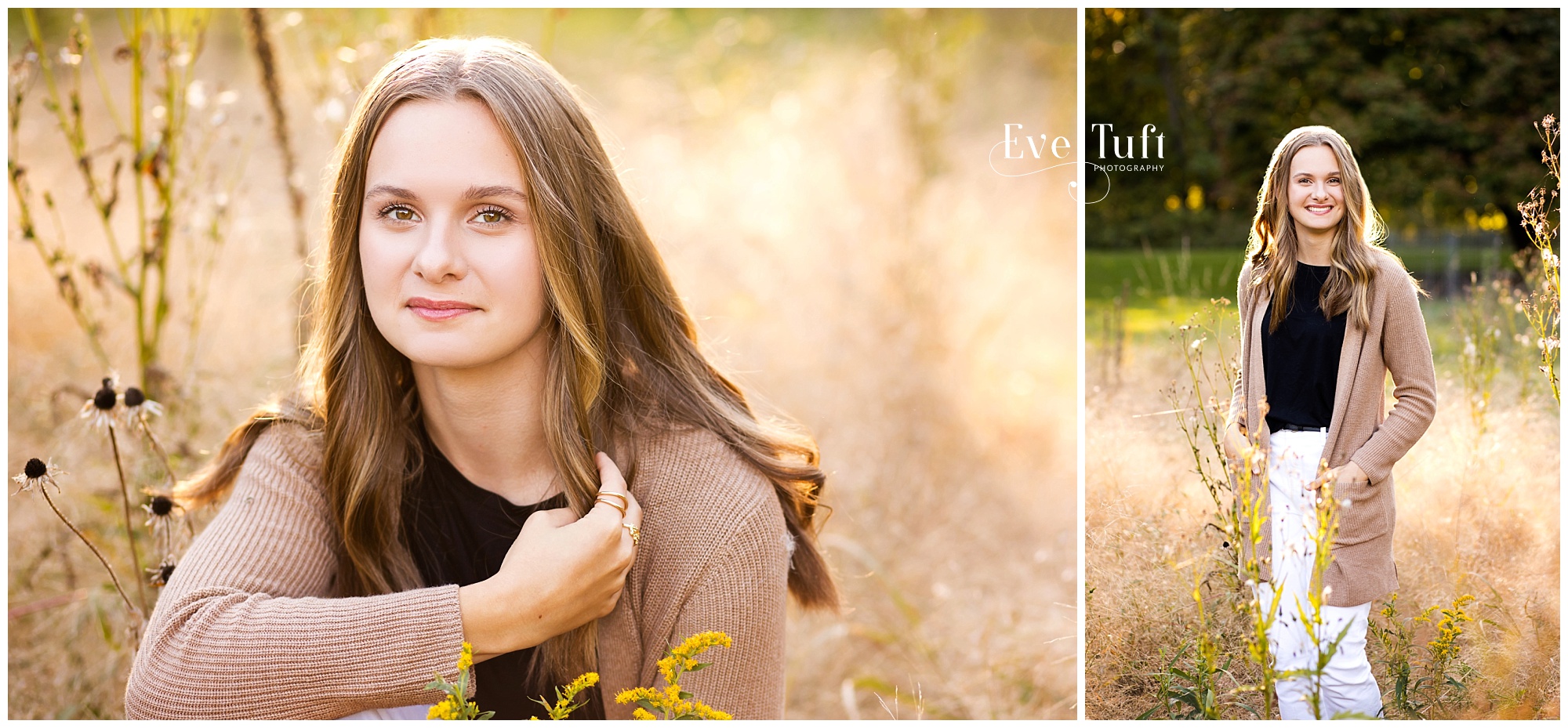 A teen poses outside at the Chippewa Nature Center | Eve Tuft Photography, a senior Photographer in Midland, Michigan