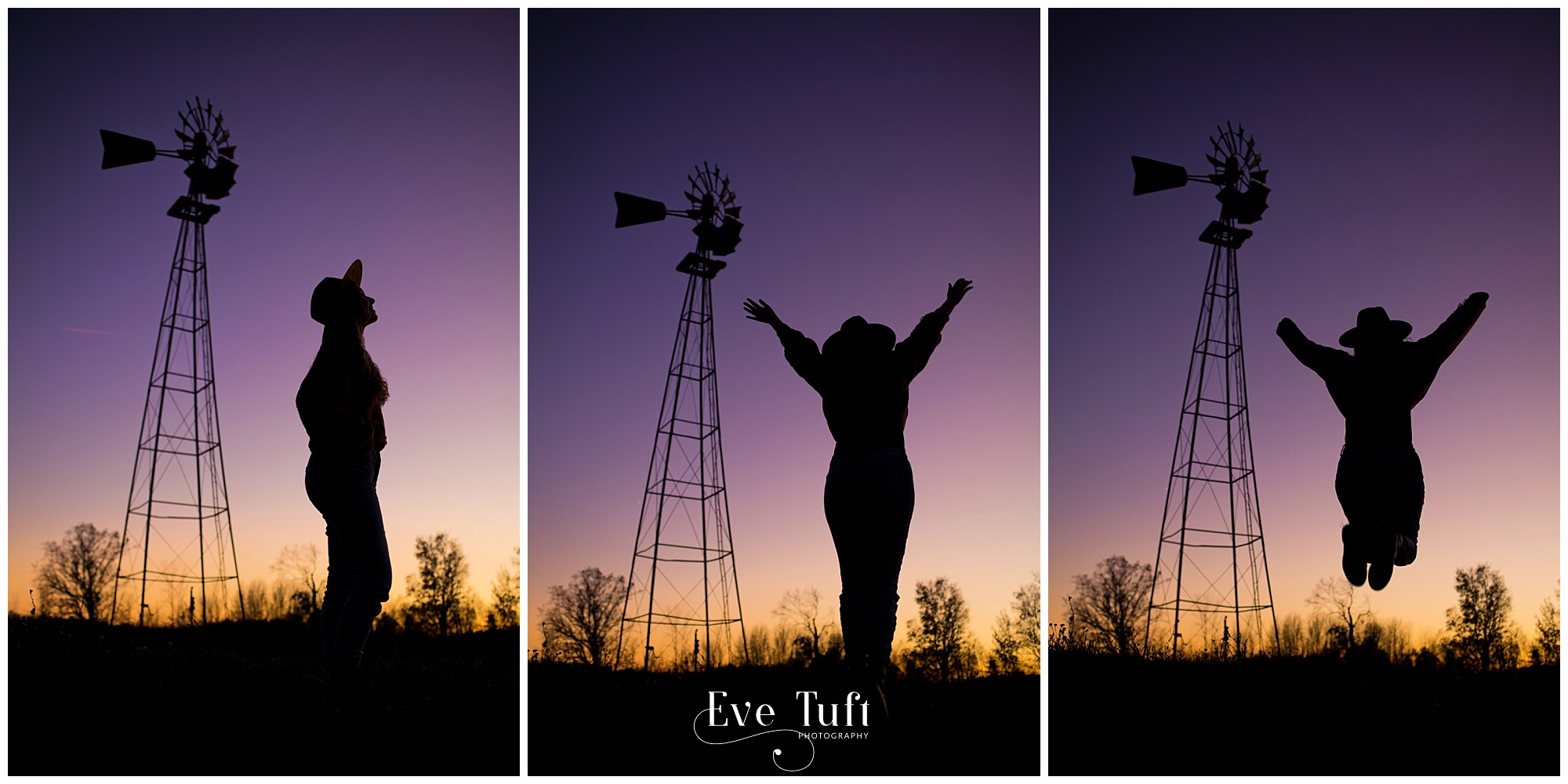 A silhouette of a senior girl in Gladwin, MI | Senior Photographer in Midland