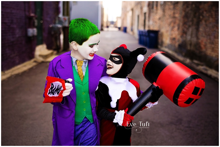 Joker and Harley Quinn kid costumes in Bay City, MI